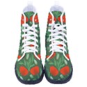 Poppy Fierce Wolf Poppies Bud Women s High-Top Canvas Sneakers View1