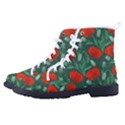 Poppy Fierce Wolf Poppies Bud Women s High-Top Canvas Sneakers View2