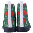 Poppy Fierce Wolf Poppies Bud Women s High-Top Canvas Sneakers View4