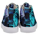 Nature Water Wave Architecture Kids  Mid-Top Canvas Sneakers View4