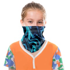 Nature Water Wave Architecture Face Covering Bandana (kids)