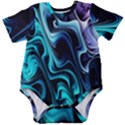 Nature Water Wave Architecture Baby Short Sleeve Bodysuit View1
