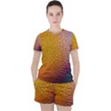 Rain Water Raindrops Droplets Women s T-Shirt and Shorts Set View1