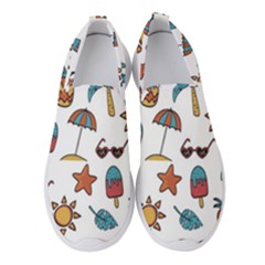 Summer Pineapple Fruit Tropical Women s Slip On Sneakers