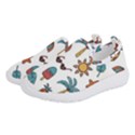 Summer Pineapple Fruit Tropical Women s Slip On Sneakers View2