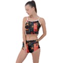 Tech Technology Pattern Summer Cropped Co-Ord Set View1