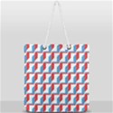 Fabric Geometric Pattern Background Full Print Rope Handle Tote (Large) View2