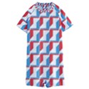 Fabric Geometric Pattern Background Kids  Boyleg Half Suit Swimwear View1