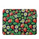 Strawberries Pattern 15  Vertical Laptop Sleeve Case With Pocket View2