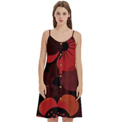 Flower Floral Flora Nature Pattern Background Backdrop Women s Spaghetti Strap Pullover Cami Dress