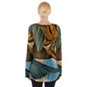 Monstera Palm Leaves Plants Tie Up T-Shirt View2