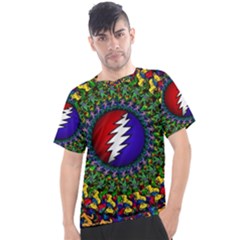 Grateful Dead Bear Pattern Men s Sport Top