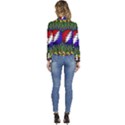 Grateful Dead Bear Pattern Women s Long Sleeve Revers Collar Cropped Jacket View4