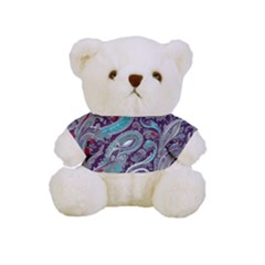 Seamless Pattern Paisley Decorative Full Print Cuddly Teddy Bear