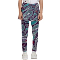 Seamless Pattern Paisley Decorative Kids  Skirted Pants