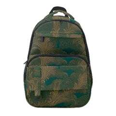Seamless Pattern Pattern Leaves Carry-on Travel Backpack