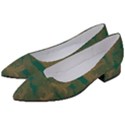 Seamless Pattern Pattern Leaves Women s Block Heels  View2