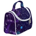 Realistic Night Sky Poster With Constellations Satchel Handbag View2