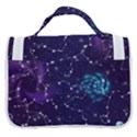 Realistic Night Sky Poster With Constellations Satchel Handbag View3