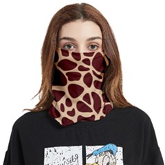 Animal Print Girraf Patterns Face Covering Bandana (two Sides)