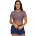 Olimedpurp Side Button Cropped T-Shirt View1