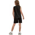 Fern Pattern 2 Black Kids  Basketball Mesh Set View4
