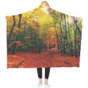 Forest Woods Autumn Nature Wearable Blanket View2