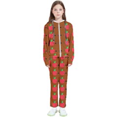 Apple Arrow Pattern Design Drawing Kids  Tracksuit