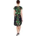 Christmas Star Jewellery Cap Sleeve Midi Dress With Pockets View2