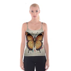 Butterflies Of Motivation Spaghetti Strap Top