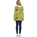Art Fruits Pattern Long Sleeve Drawstring Hooded Top View4
