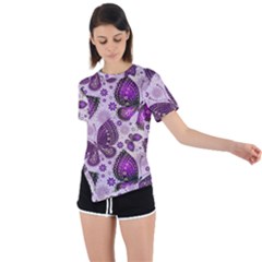 Butterflies Butterfly Insect Animal Nature Asymmetrical Short Sleeve Sports T-shirt