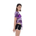 Butterflies Butterfly Insect Animal Nature Asymmetrical Short Sleeve Sports T-Shirt View3