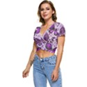 Butterflies Butterfly Insect Animal Nature Short Sleeve Foldover T-Shirt View2