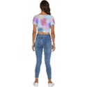 Pastel Ballons, Ballons, Short Sleeve Square Neckline Crop Top  View4