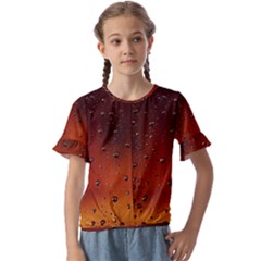 Water Drops, Lui, Amazing Kids  Cuff Sleeve Scrunch Bottom T-shirt