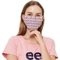 Fern Pattern 2 Pink Fitted Cloth Face Mask (Adult) View1