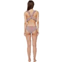 Kawaii Jam Pattern Aqua Low Cut Ruffle Edge Bikini Set View4
