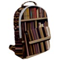 Books Bookshelves Office Fantasy Background Artwork Book Cover Apothecary Book Nook Literature Libra Flap Pocket Backpack (Large) View2