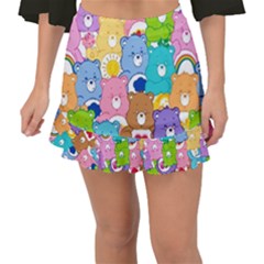 Care Bears, Adorable, Art Fishtail Mini Chiffon Skirt