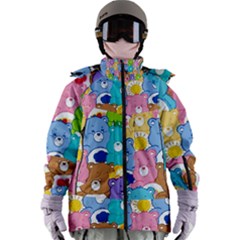 Care Bears, Adorable, Art Women s Zip Ski And Snowboard Waterproof Breathable Jacket