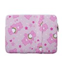 Cheer Bear Pink, Care, Care Bears, Cartoon 14  Vertical Laptop Sleeve Case With Pocket View2