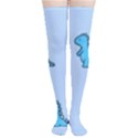 Dinosaur , Cute, Pastel, Thigh High Stockings View1