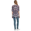 Pattern Nature Women s Zip Front V-Neck 3/4 Sleeve Casual Top Pocket Shirt View4