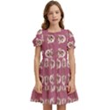 Whimsy Chickens Pattern Kids  Puff Sleeved Dress View1