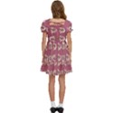 Whimsy Chickens Pattern Kids  Puff Sleeved Dress View4