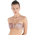 Pastel Nature , Art, Blue, Cute, Nature, Pink Twist Bandeau Bikini Top View1