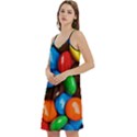 Colorful Candy Background, Close-up Mini Camis Dress With Pockets View2