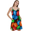 Colorful Candy Background, Close-up Mini Camis Dress With Pockets View3
