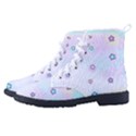 Stars, Cute, Pastel, Pattern Women s High-Top Canvas Sneakers View2